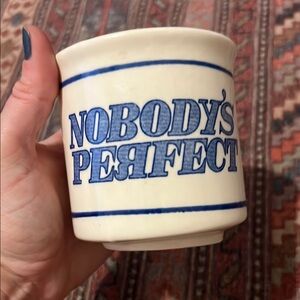 Nobody’s Perfect Quirky Mug